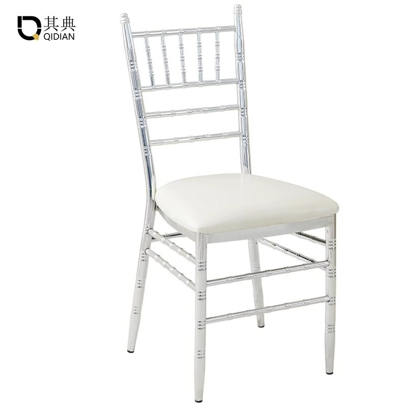 婚礼堂宴会厅金银色太阳椅拿破轮酒店椅竹节椅水晶厅圆靠背电镀椅