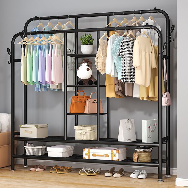 简易衣柜组装挂衣柜家用收纳柜子宿舍晾挂衣架落地卧室组合柜衣架