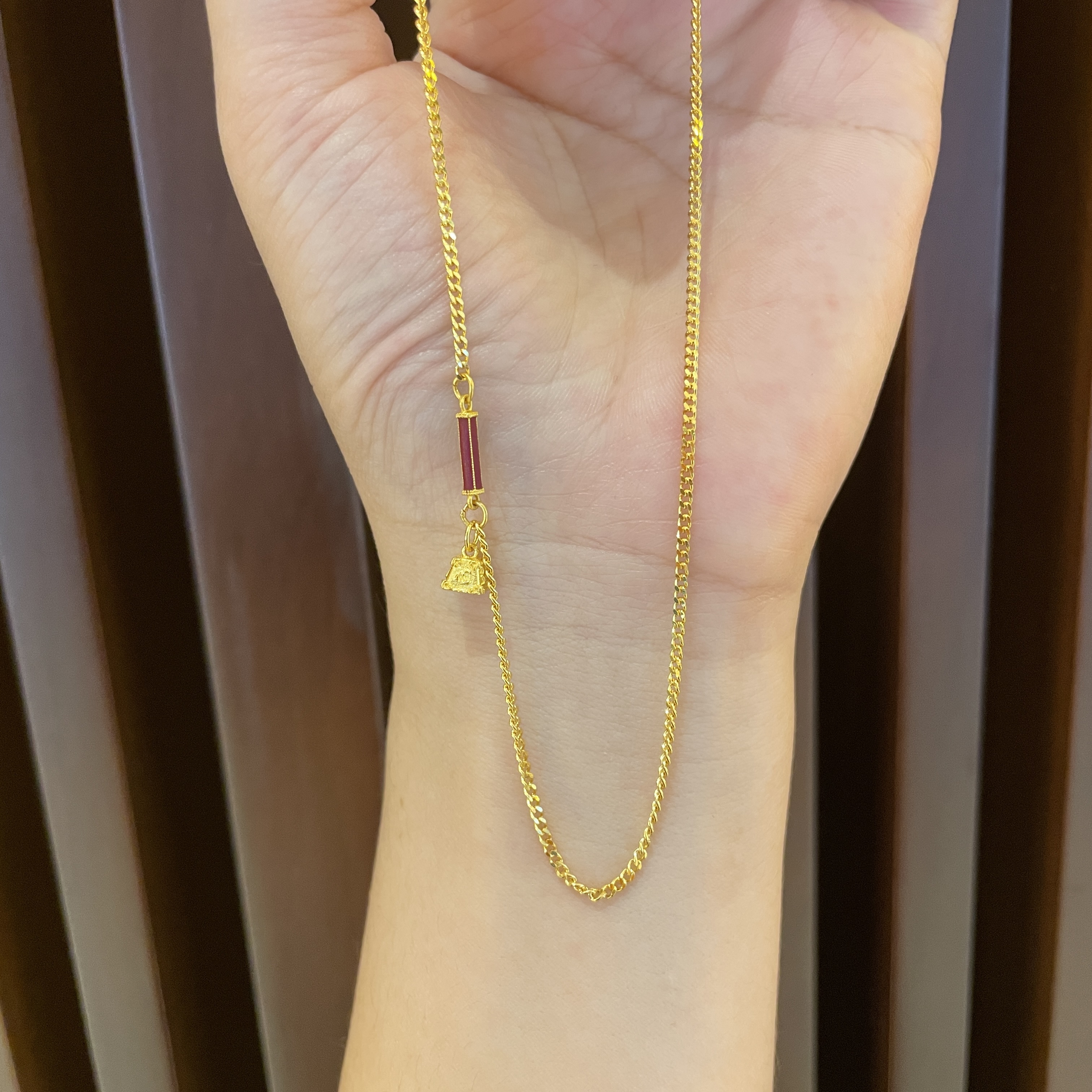 足金999 百搭设计款称心如意链子 长度45+3cm