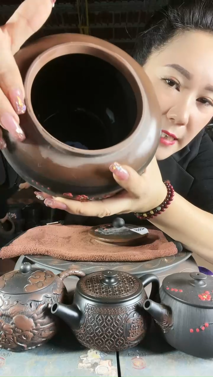 【闪购商品】陶瓷壶瑕疵 a868 茶叶罐 边口大瑕疵