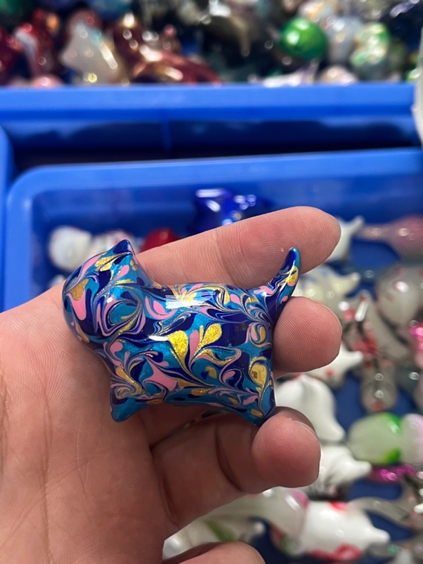 5厘米拉花系列猫咪摆件