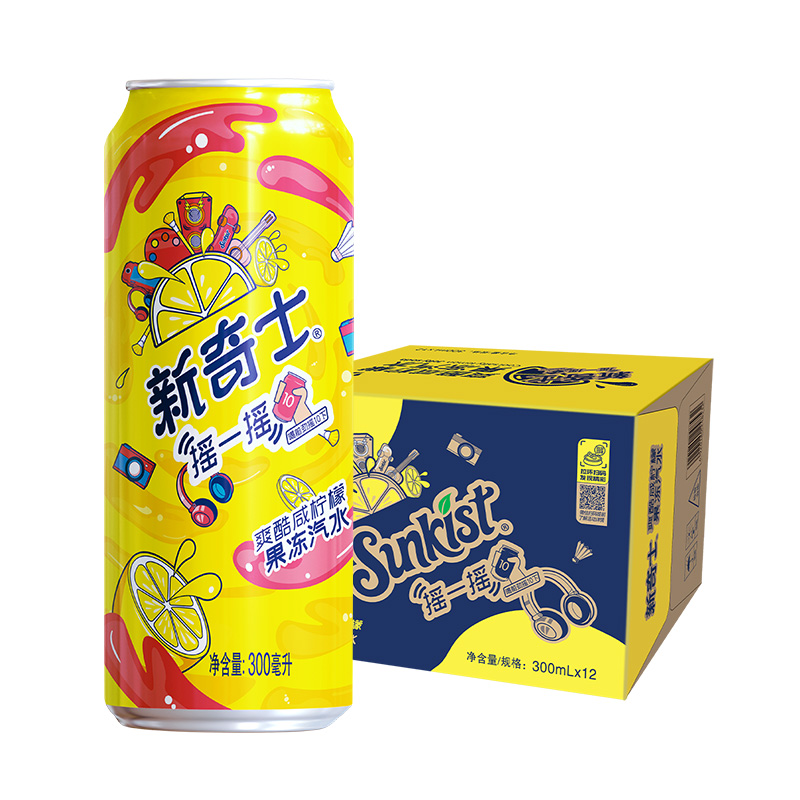 咸柠檬果冻汽水12罐