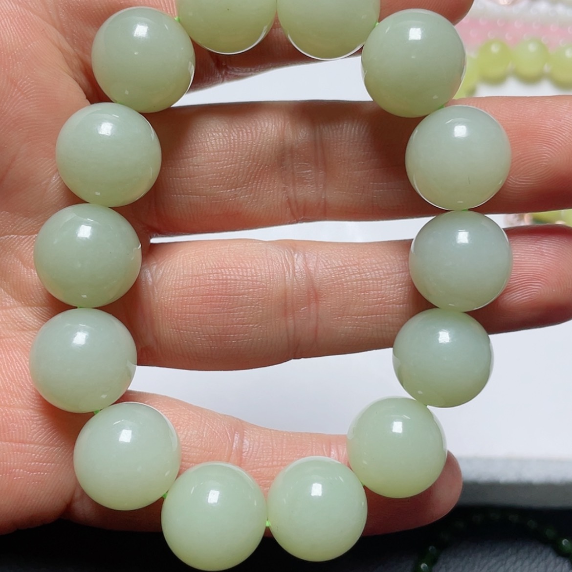 【闪购商品】和田玉手链未镶嵌孤*