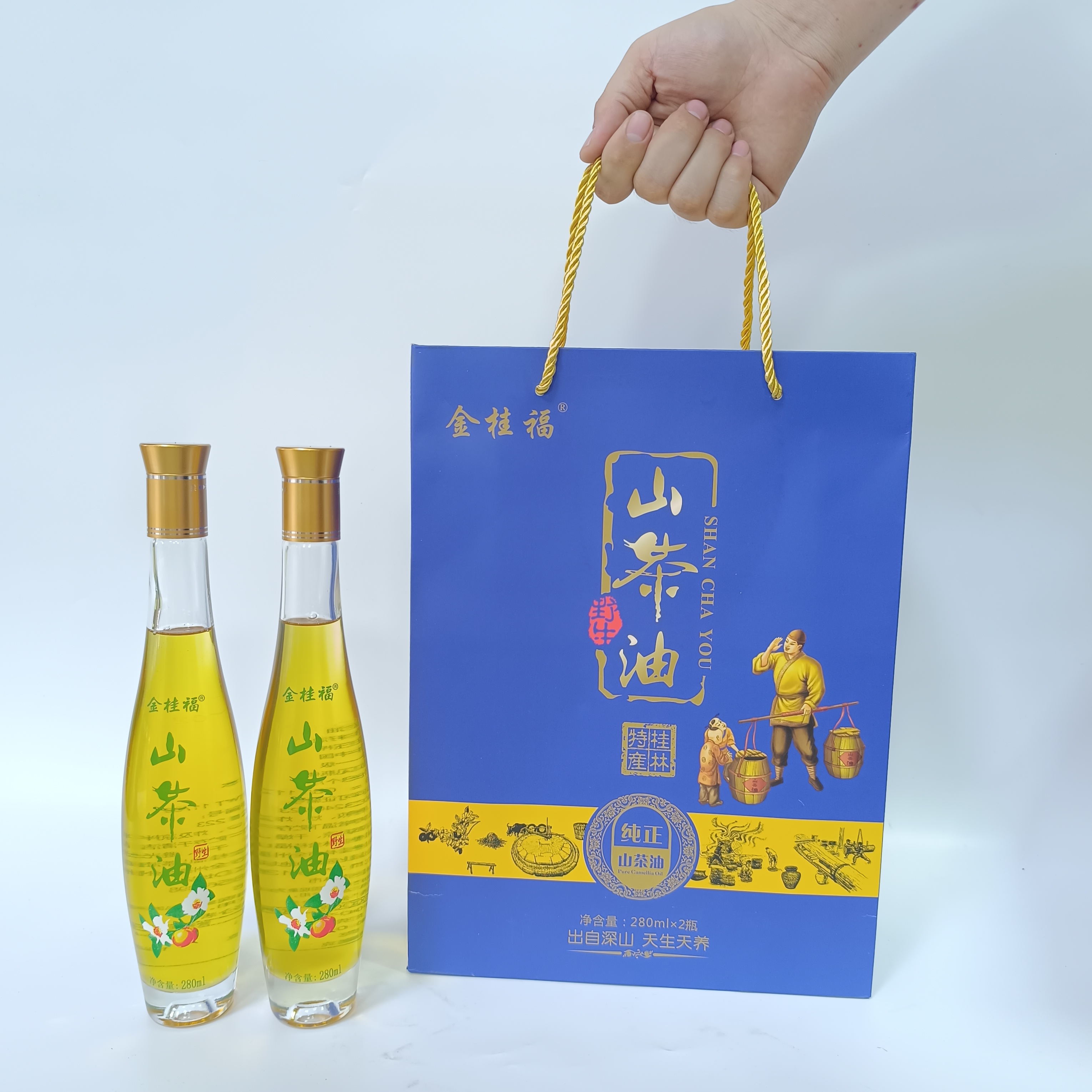 全州蓝色山茶油礼盒装