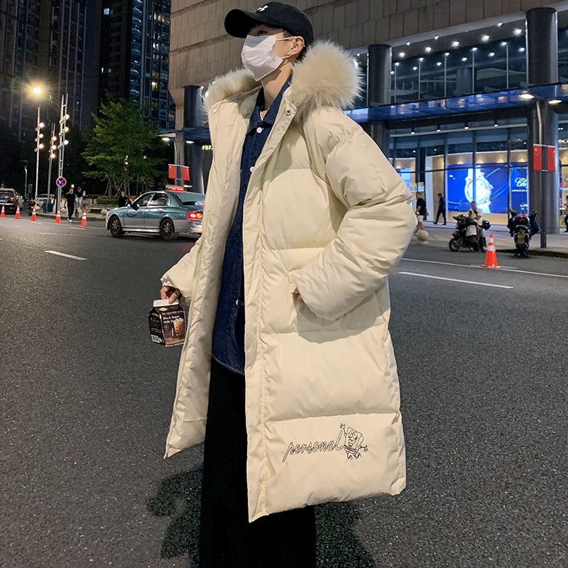 波司澄羽绒棉服男中长款2023冬季新款百搭加厚韩版潮流连帽宽松