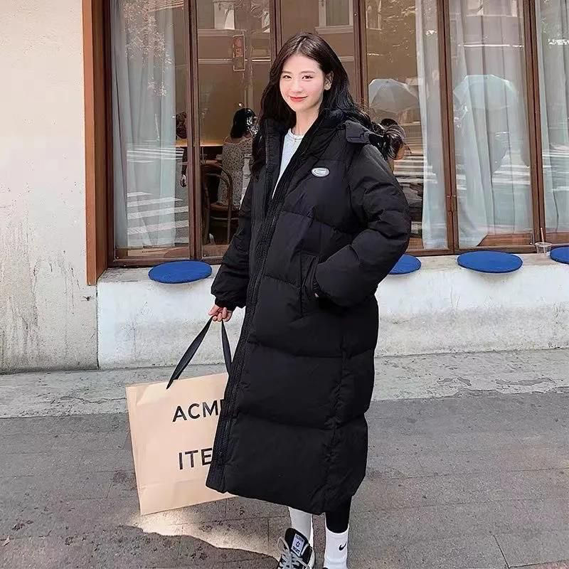 波司澄羽绒棉衣棉服女中长款冬季2023新款棉袄加厚韩版宽松过膝外