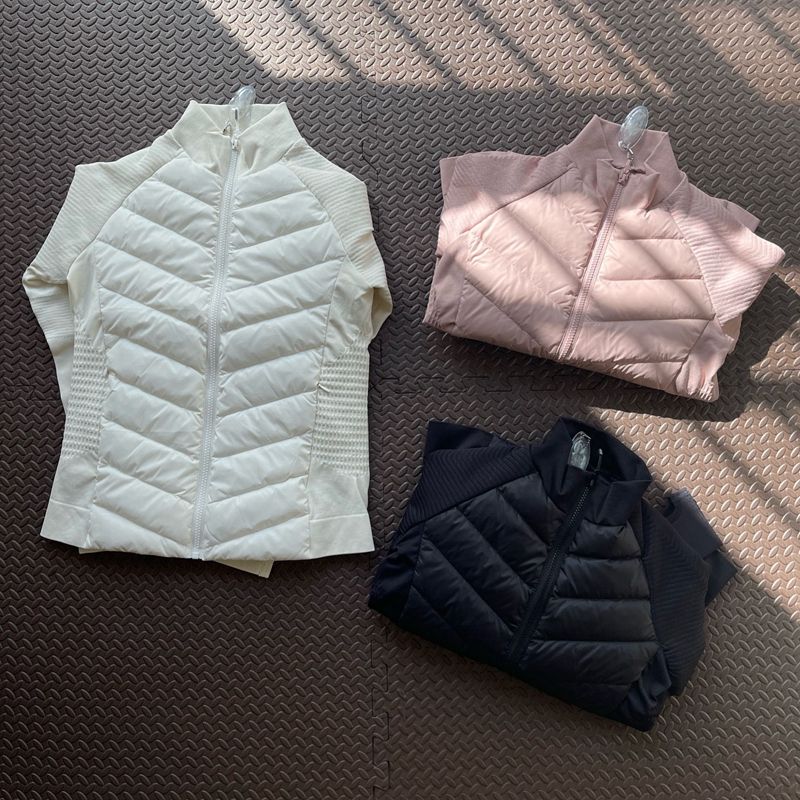 波司澄保暖秋冬款瑜伽健身内搭保暖外套修身运动户外绒服滑雪跑步