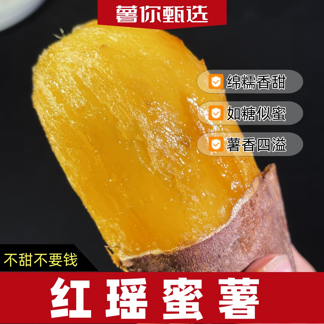 【本店爆品】中果山东蜜薯甄选品正宗红瑶红薯软糯香甜番薯糖心蜜甜商品图
