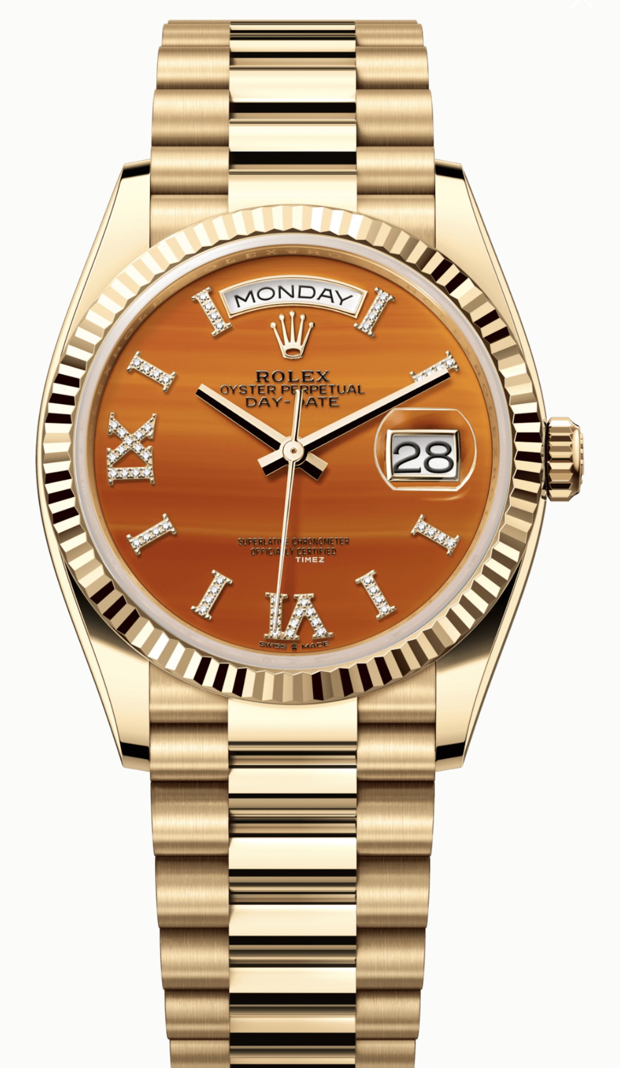 未使用 Rolex/劳力士 杭邸·128238红玉髓 25年全套