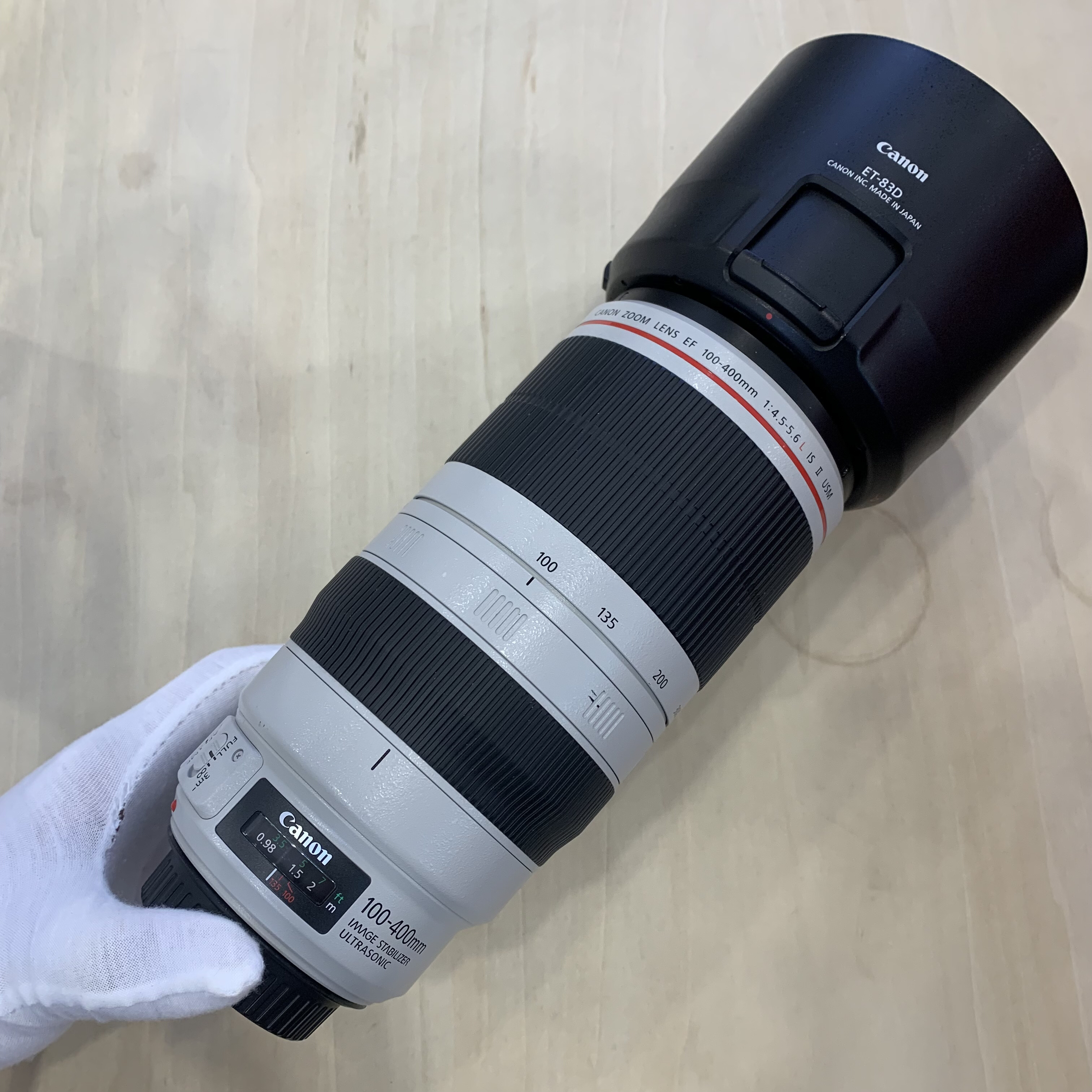 95新 Canon/佳能 EF100-400 F4.5-5.6 IS II 二代大白兔（0601）