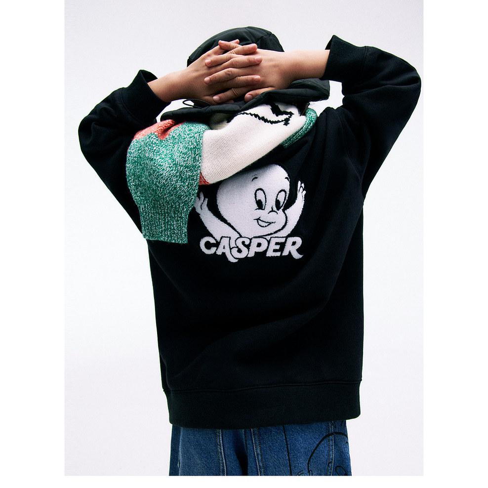 littlemoco童装Casper合作系列男童印花套头长袖卫衣#KBB4SWS024