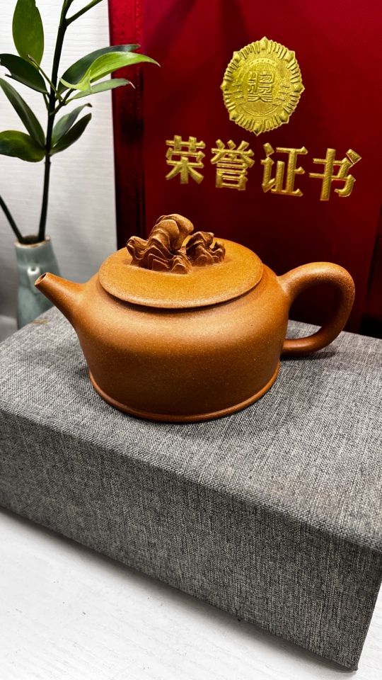 设计款宜兴原矿紫砂壶 （助理工艺美术师全手工精心制作） 奇石壶