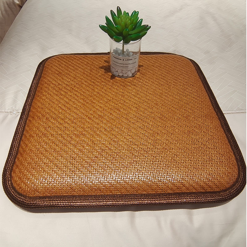 藤席坐垫学生垫子透气草席椅垫席子凉垫沙发办公汽车坐垫