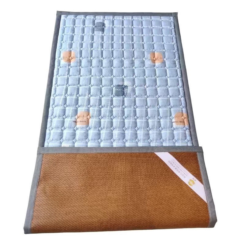 幼儿园凉席床垫两用可折叠学生宿舍垫子上下铺软垫席子藤席床褥