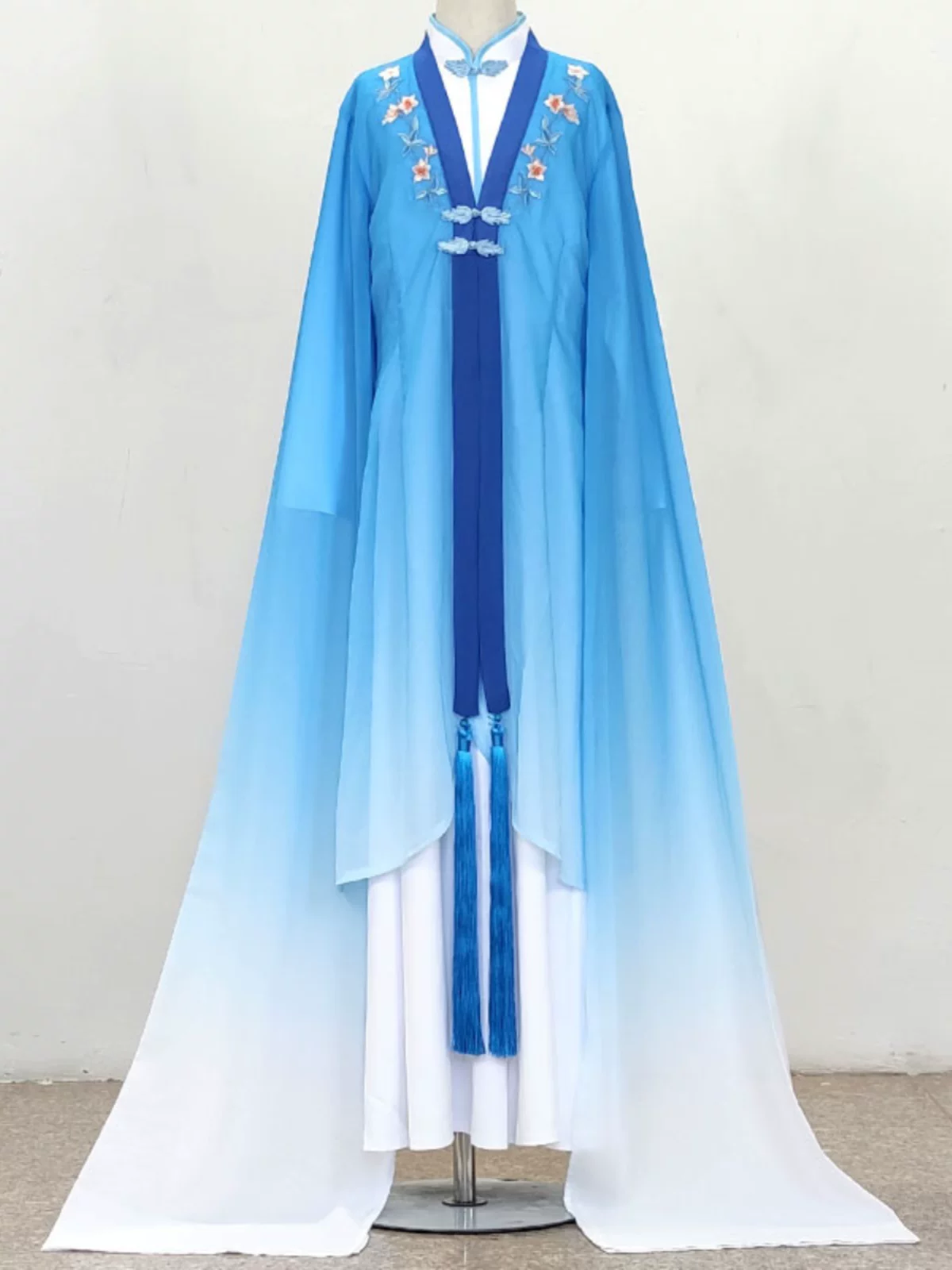 古典飘逸新款戏曲古装女越剧黄梅戏演出服锡剧双玉蝉菱花镜花旦衣