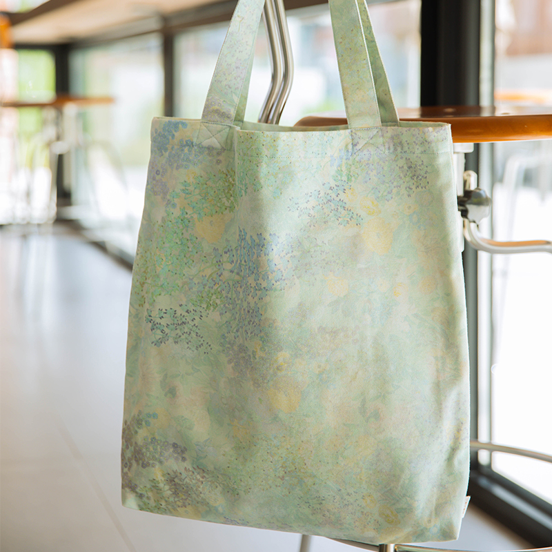 April Town/阳春小镇森林碎花布袋手提袋环保购物菜布袋折叠便携