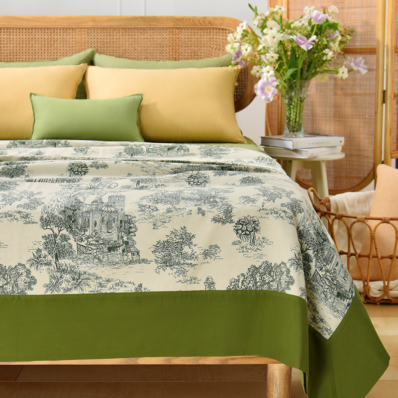 April Town/阳春小镇卢瓦尔河谷系列夏凉盖毯空调被凉感午睡