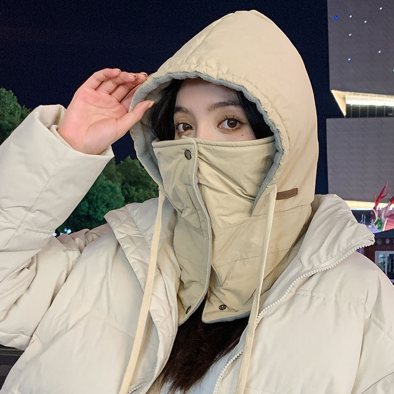 男女情侣款多功能围脖连体雷锋帽冬天防风骑车面罩情侣护脸滑雪帽