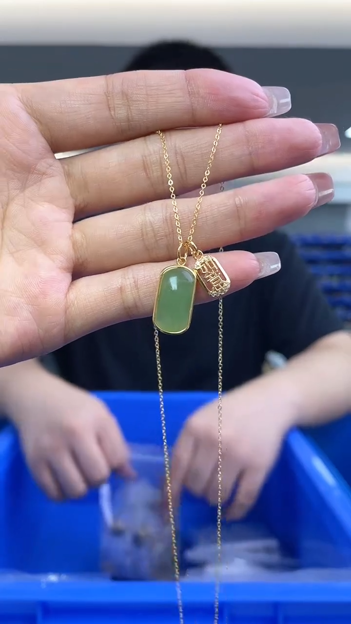 【闪购商品】和田玉`银S925镶嵌多样性发一件