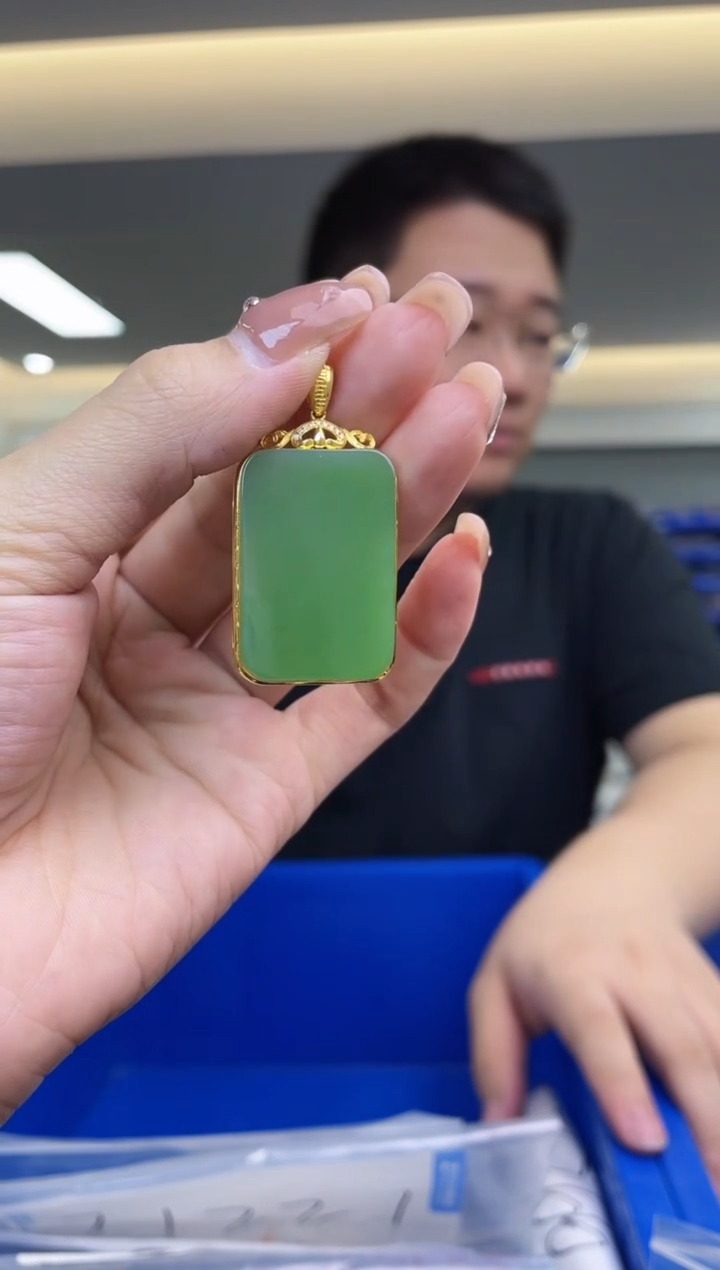 【闪购商品】和田玉·18K金镶嵌（多样性发一件）