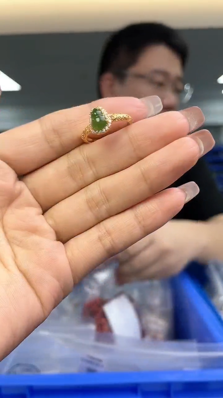 【闪购商品】和田玉`银S925镶嵌(多样性发一件）