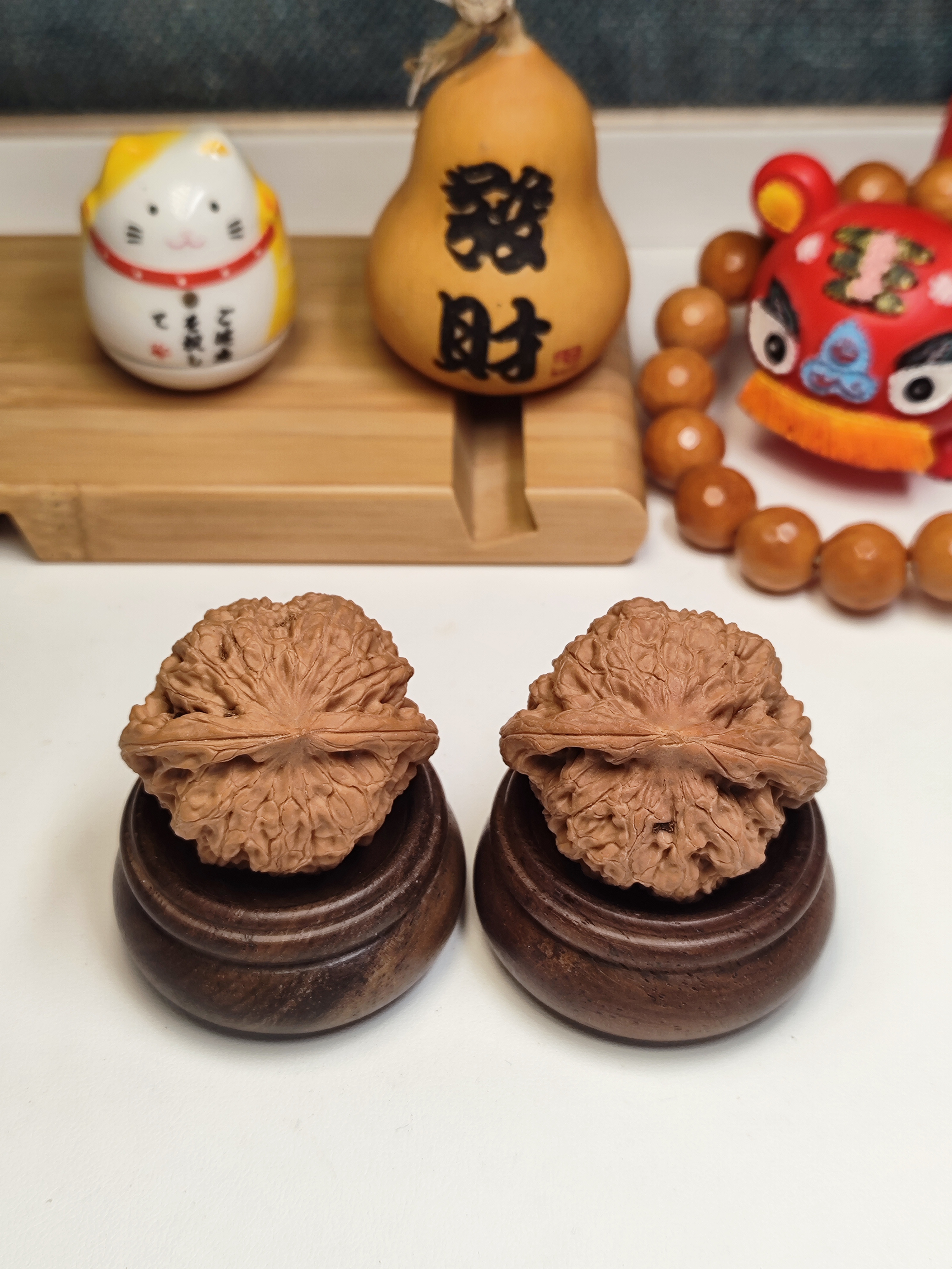 皇家正圆，边40，精品小众核桃，宽边厚棱，大肚饱满，皮色红润油亮