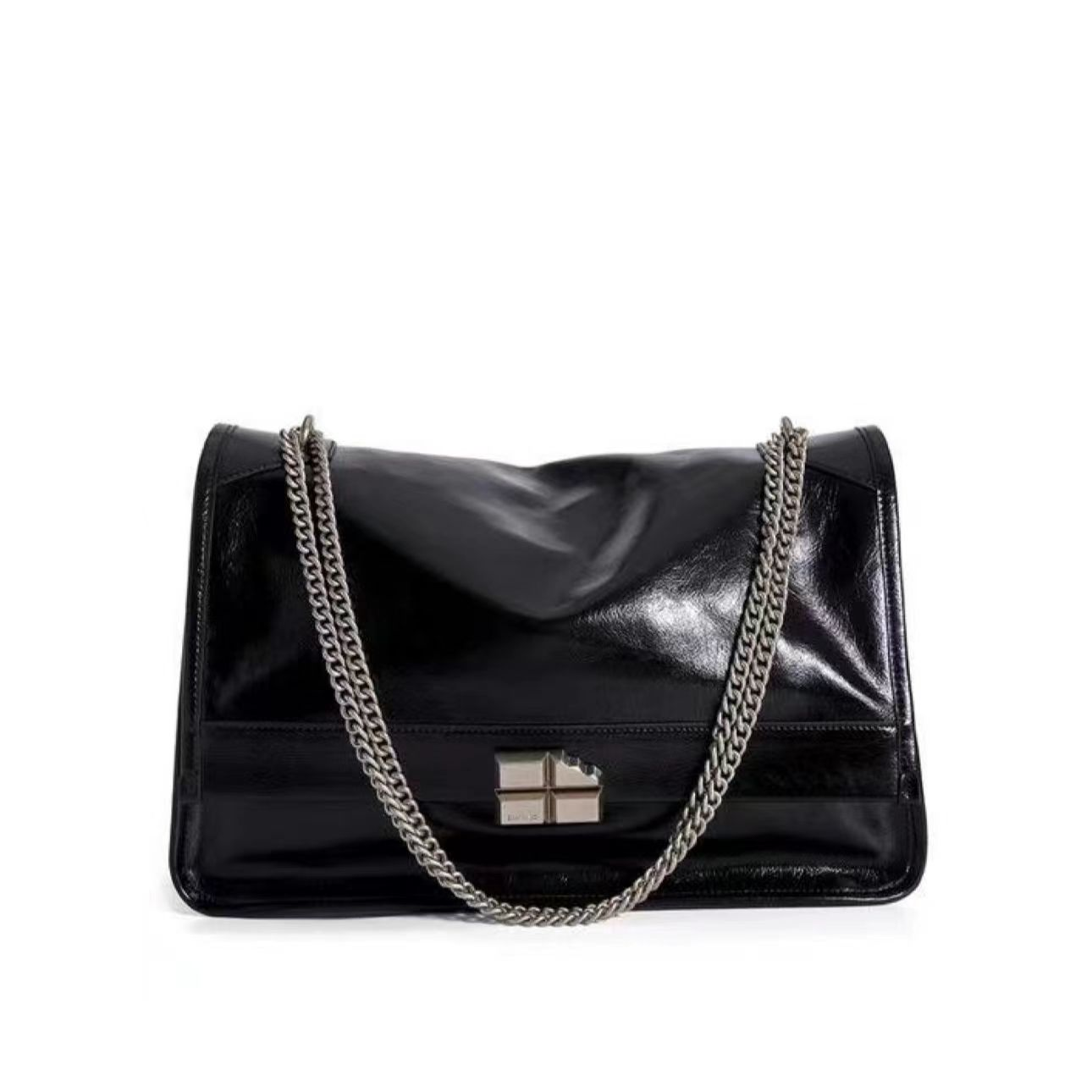 SS-595128-黑色-轻奢小众时尚百搭女士包包