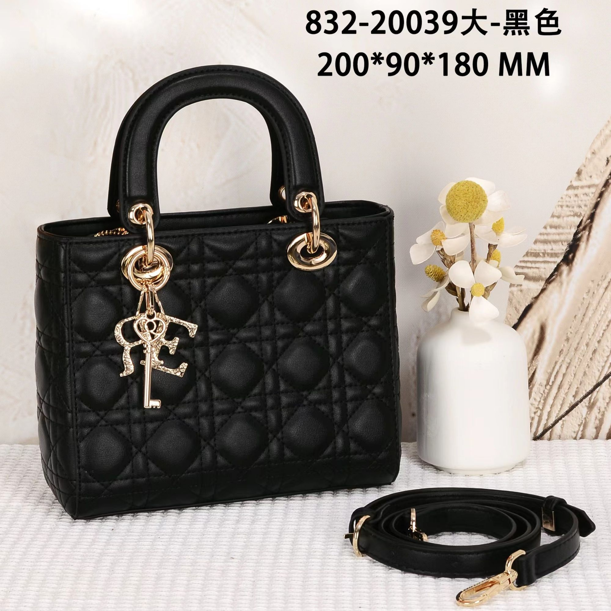 【Show Mi】GQ-20039大-黑色-轻奢小众时尚百搭女士包包