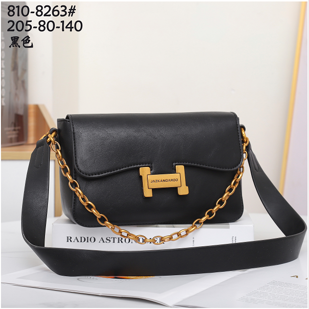 RAIN.CUN【Show Mi】GQ-8263-黑色-轻奢小众时尚百搭女士包