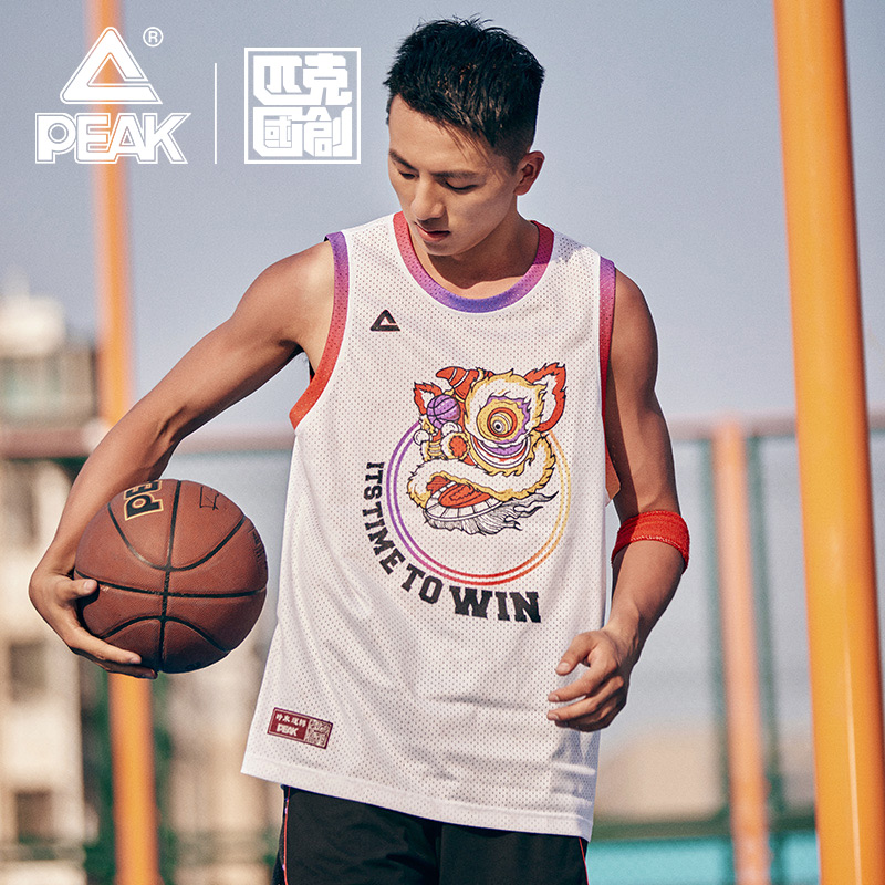 匹克国创|醒狮2.0篮球文化背心健身无袖训练运动背心男-DF732171