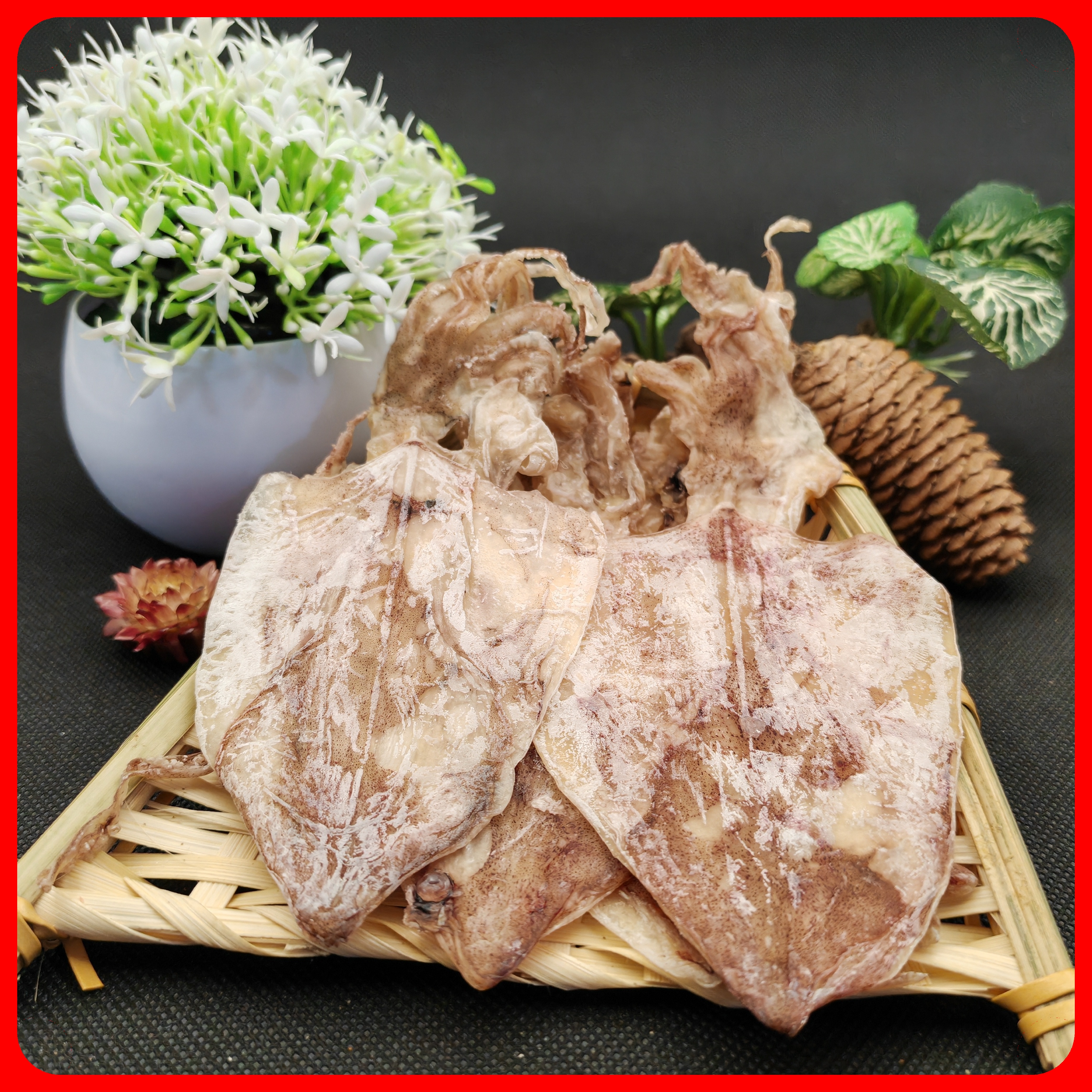 胜记海味 A4中鱿鱼干 淡干 海产干货 煲粥煲汤炒菜靓货营养产品