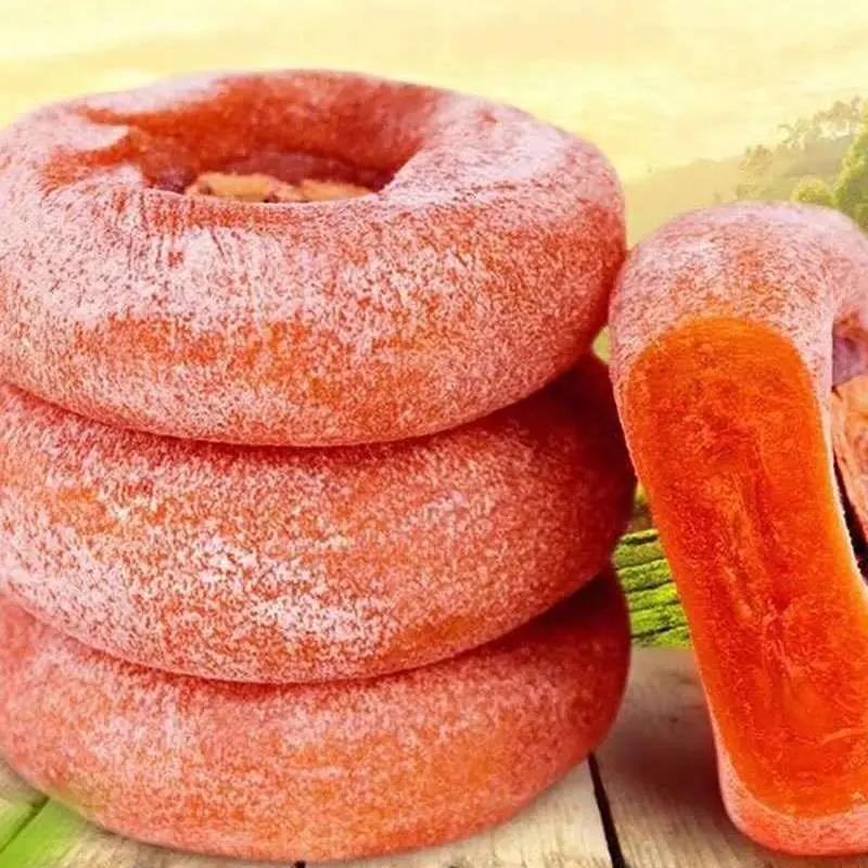 柿饼流心柿饼独立小包装农家霜降整箱吊柿非陕西富平柿饼吊饼广西