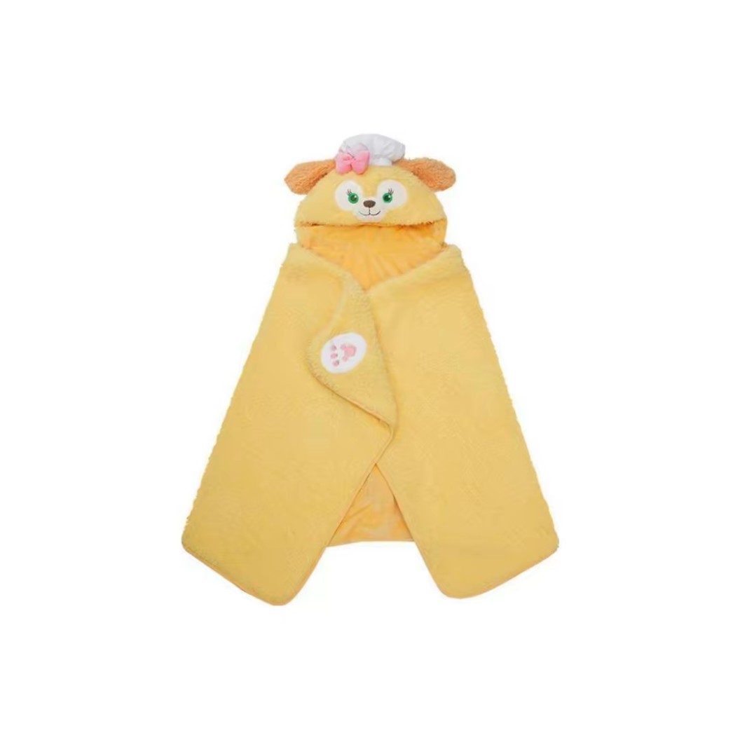 上海迪士尼玲娜贝儿卡通风实用毛毯空调毯毯子粉色