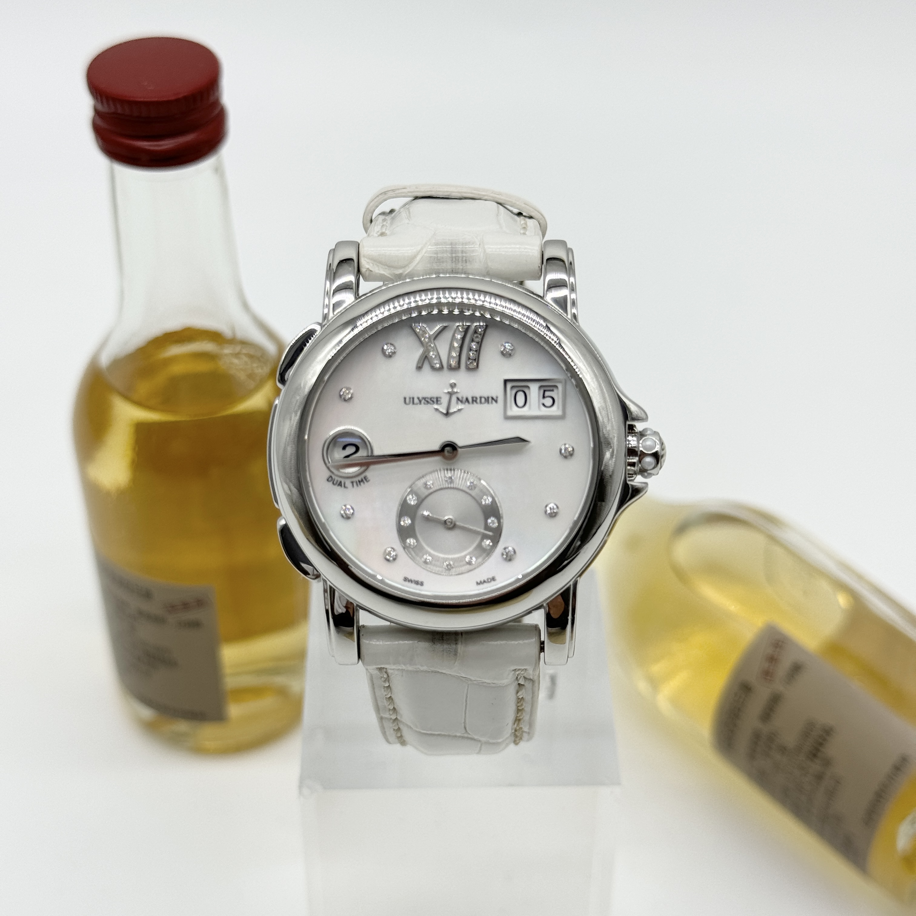 99新 Ulysse Nardin/雅典 Nardin 双时区  自动机械 精钢 37mm 单