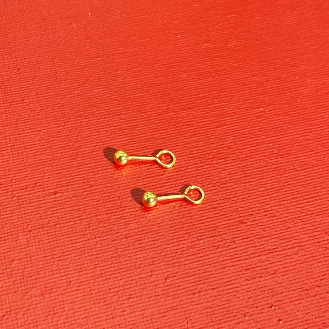 925银耳饰 S925亮面银耳钉