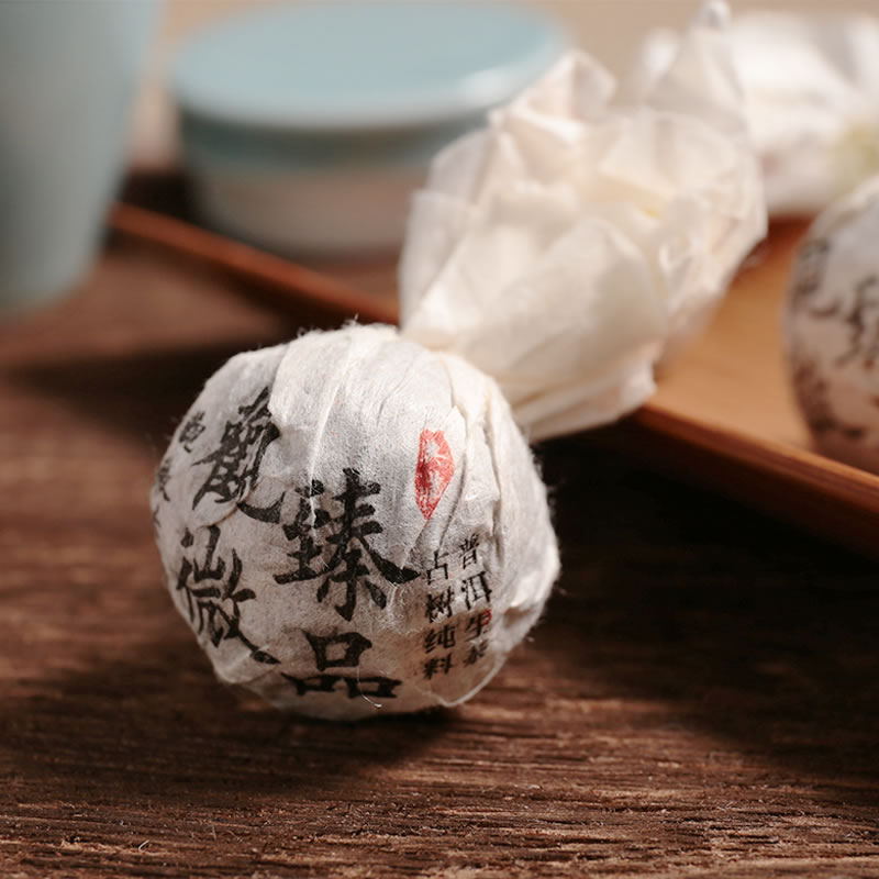 【观微臻品龙珠普洱生茶】曼松王子山 二类古树春茶 果胶感强甜度高