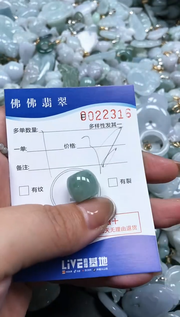 【闪购商品】翡翠颈饰未镶嵌闪购商品0022316