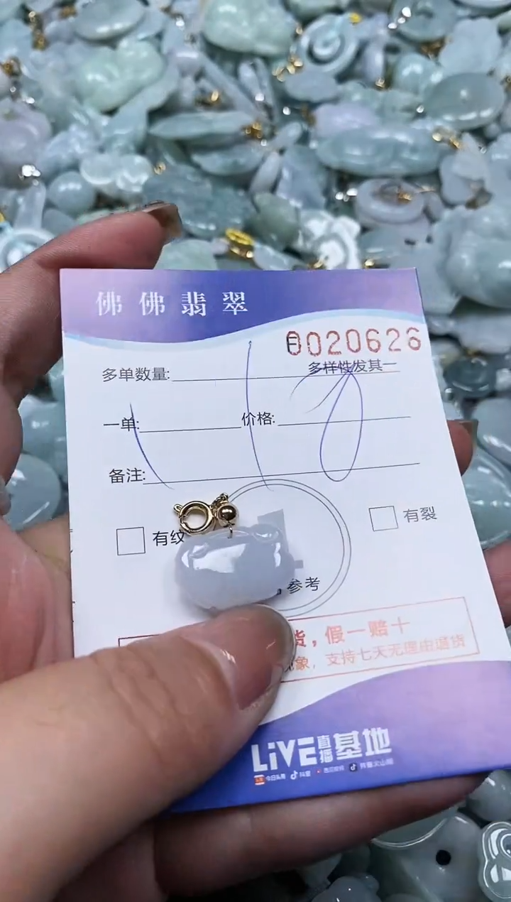 【闪购商品】翡翠颈饰未镶嵌闪购商品0020626