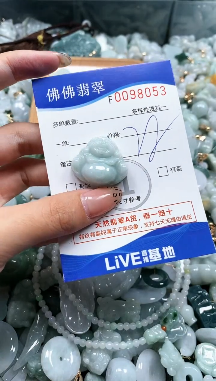 【闪购商品】翡翠颈饰未镶嵌闪购商品0098053