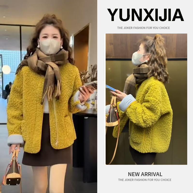 冬装搭配一整套2025年新款韩版气质百搭时尚短款外套半身裙两件套