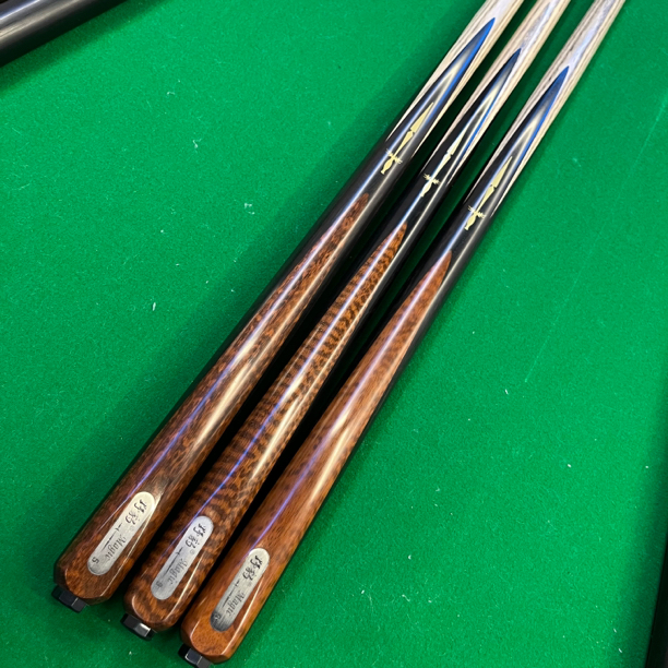 野豹台球杆魔法5中式黑八8球16彩一体通杆小头桌球杆手工杆免漆杆