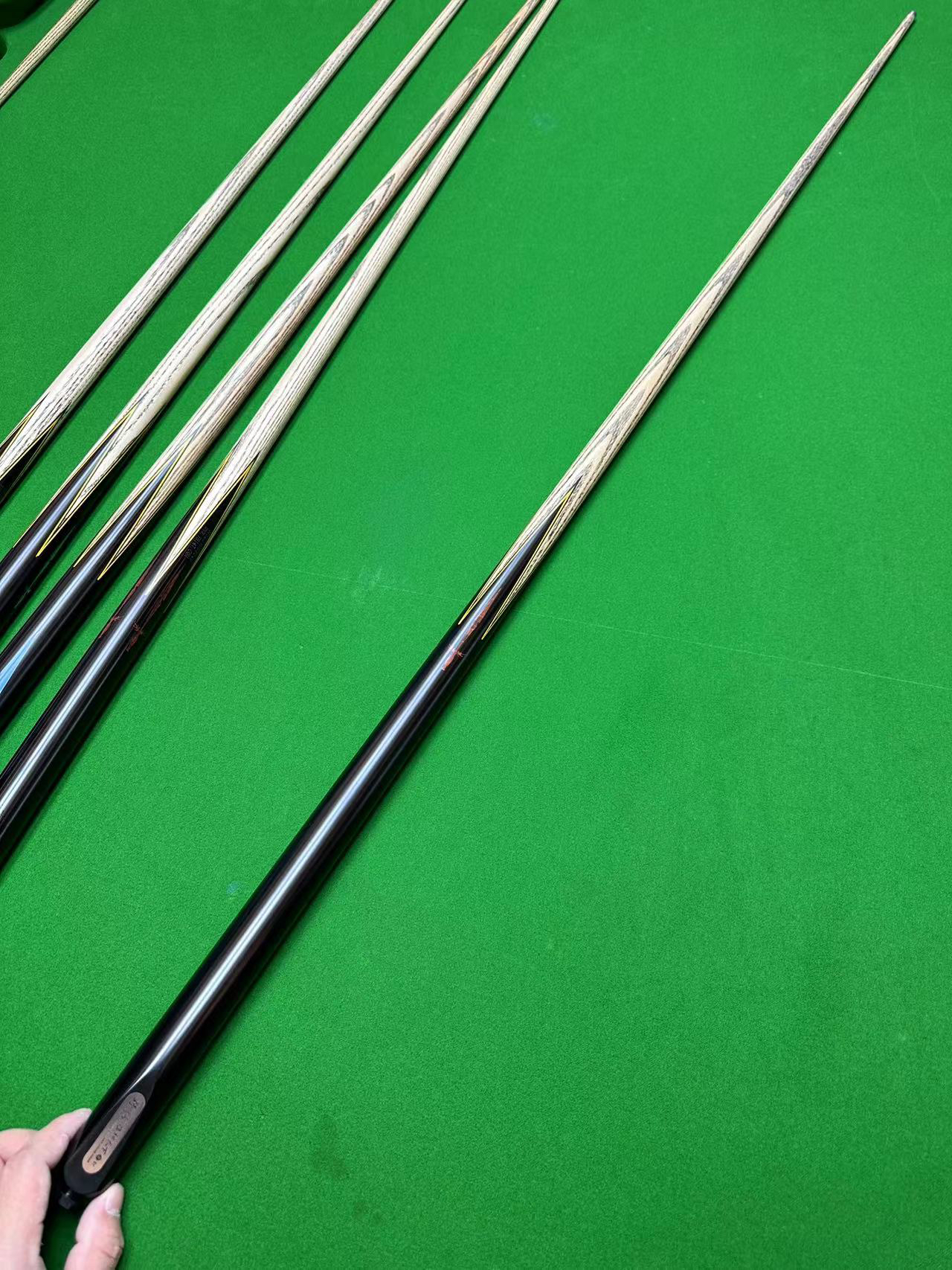 新品野豹台球杆准神天下小头通杆中式黑八球