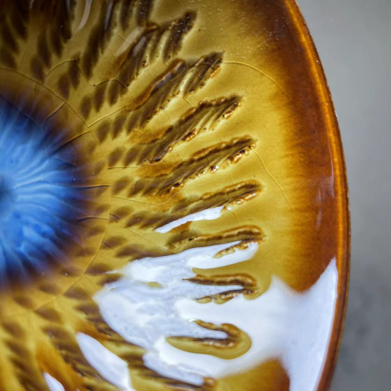 【闪购商品】黄玉跳刀盏 礼盒 证书