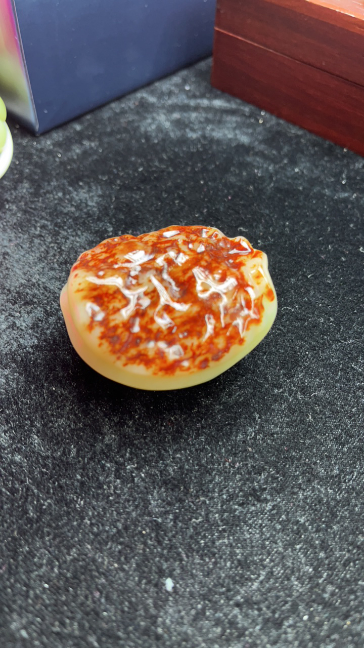 精品河磨玉手把件