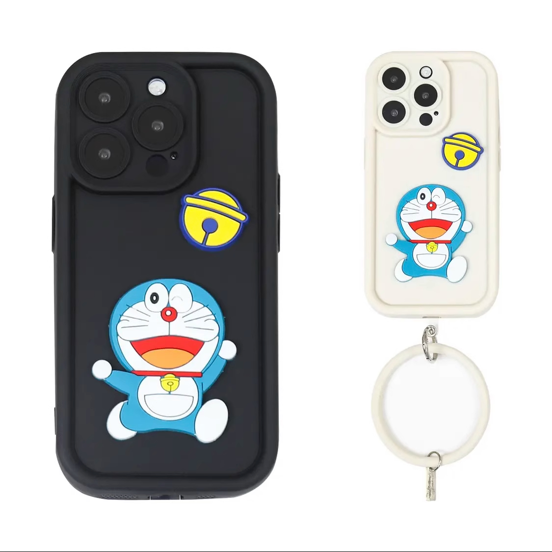 立体叮当猫适用苹果15Plus手机壳13简约iphone14promax华为11x/xs