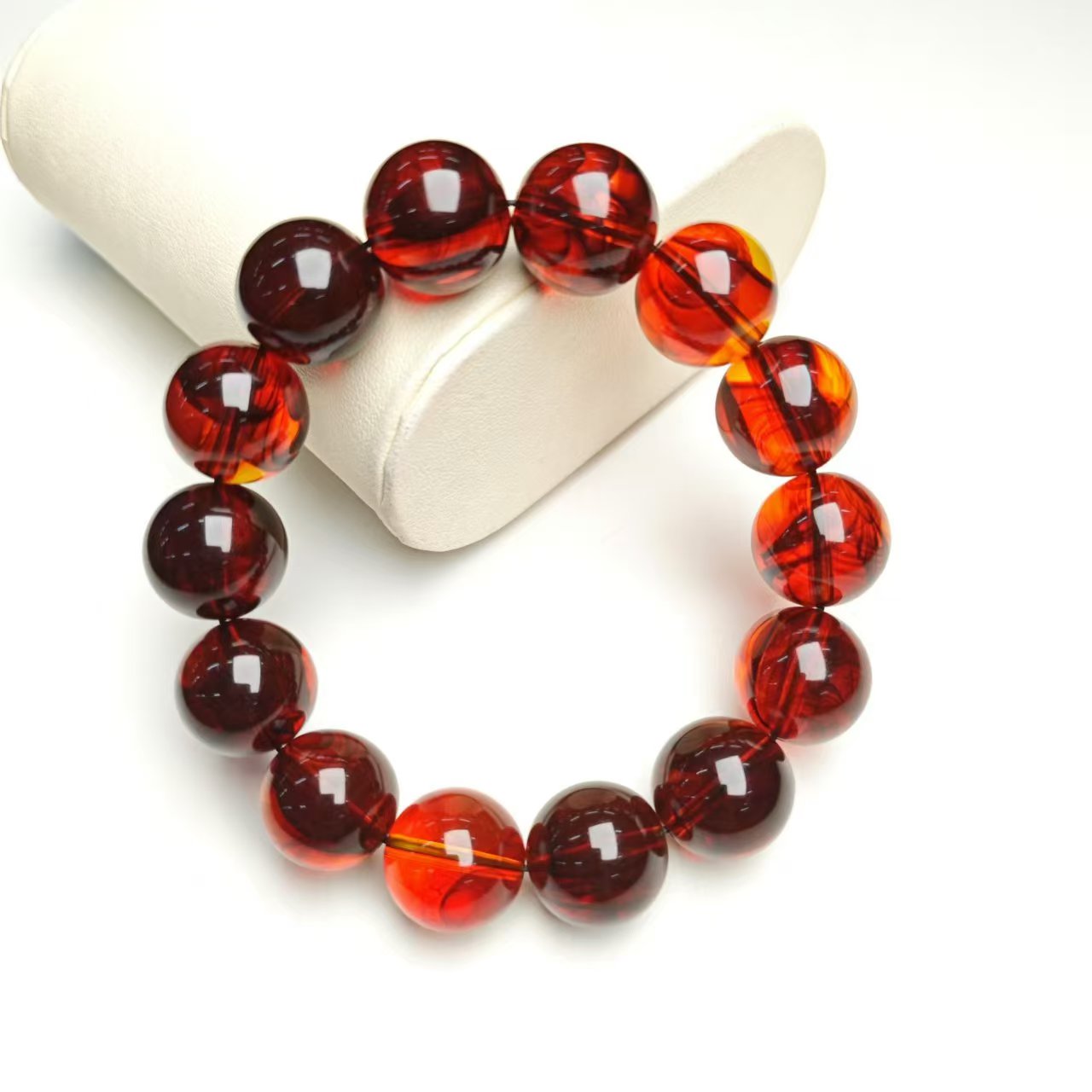 【太元珍选】多米极光10A净水蓝血翳16mm手串k298一