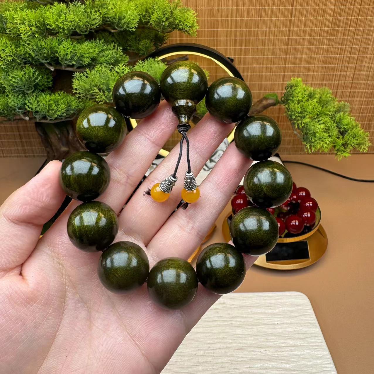 【8013】2.0金丝楠木手串