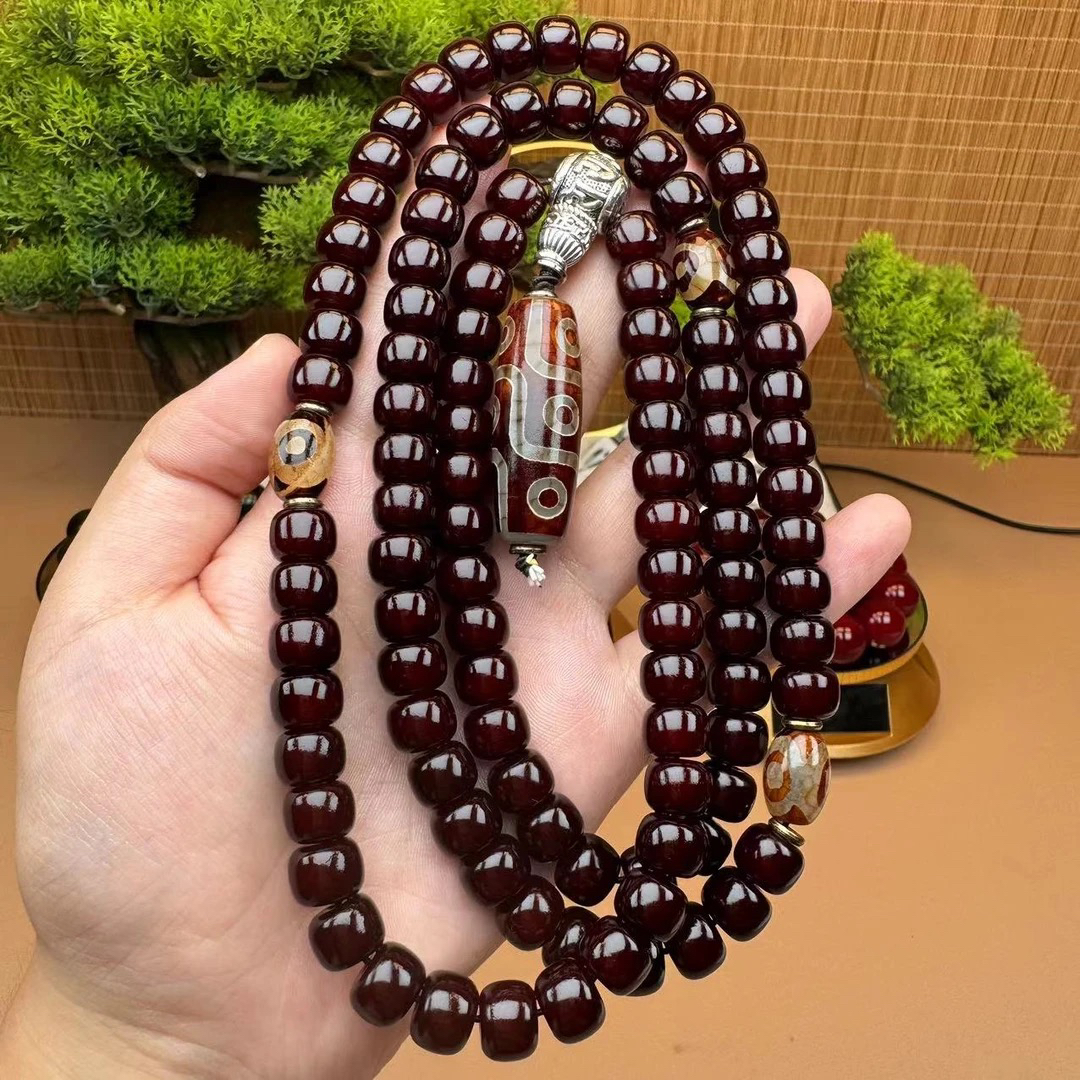 【8015】1.0风化菩提脖挂+配饰