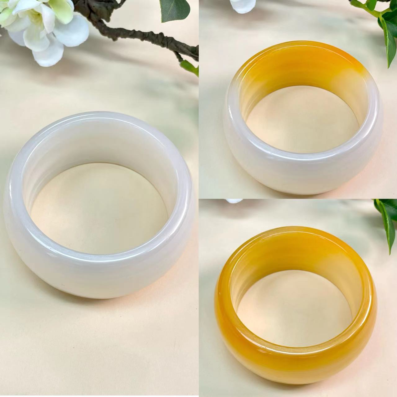 GB-JHK收藏级精品手镯35mm左右精美大腕镯首饰（黄）