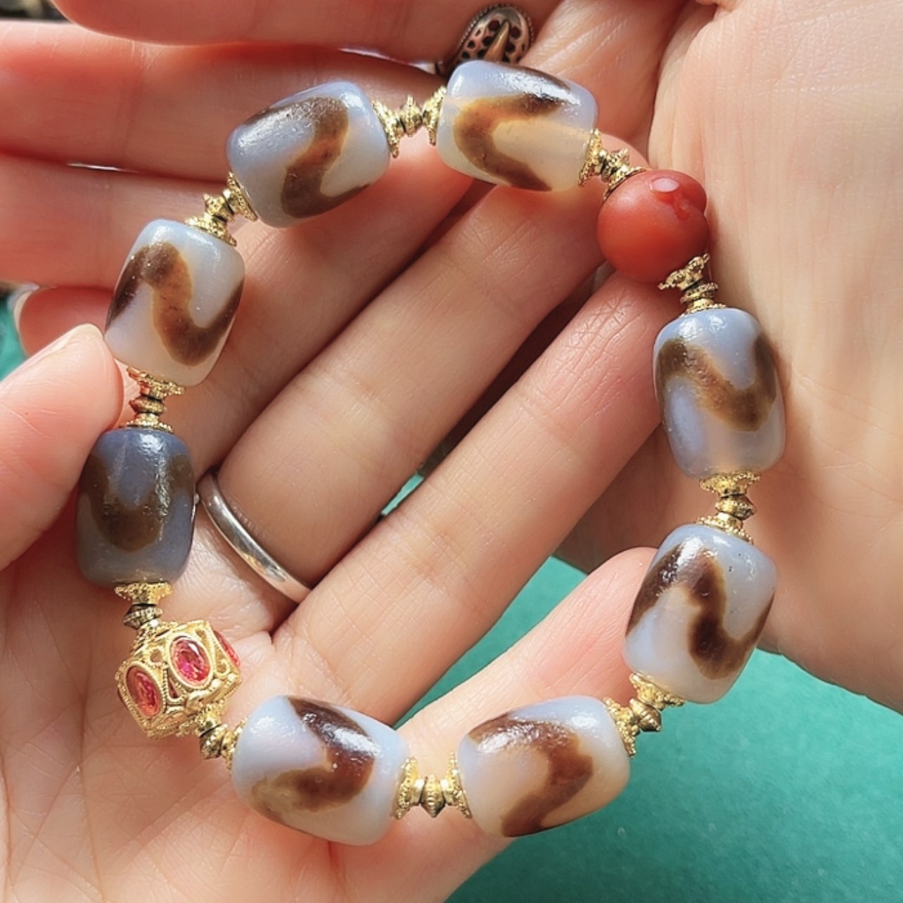 【闪购商品】玛瑙/玉髓珠珠未镶嵌珠珠